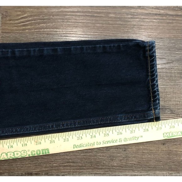 Abercombie & Fitch Kids Size 16 Slim Dark Wash Blue Jeans - Picture 6 of 6